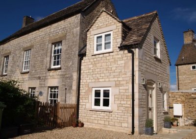 Traditional stone extension of a cottage in Avening to provide basement, entrance hall, and first floor study - Anthony Webster