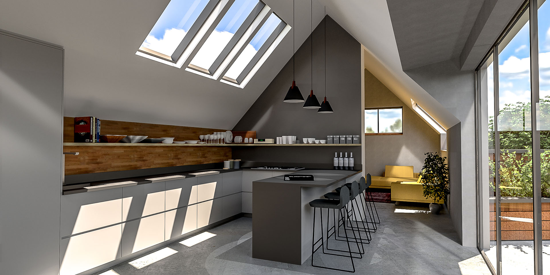 Modern Kitchen Extension - Stroud - Anthony Webster